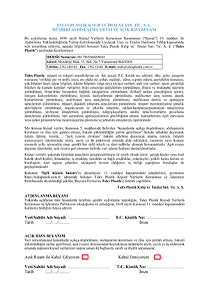 müşteri aydınlatma
